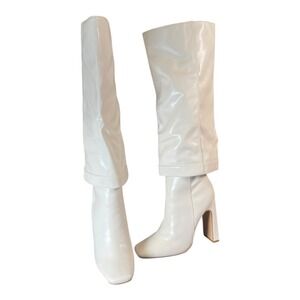 Lulus Lorlia Almond Square Boots